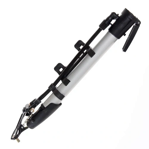 Насос ручной 32 см со шлангом и упором + 2 насадки