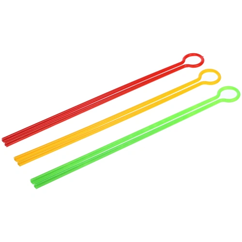 Бигуди 3 в 1 20шт KUDRI, зиг-заг, афрокудри и волна, цвет микс, 215см, d-05см (в прозрачной косметичке и бантик)_3