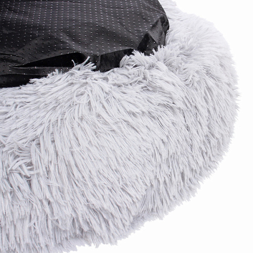 Лежанка для животных круглая Место БРО, цвет серый, d-50см (Лейбл)_5