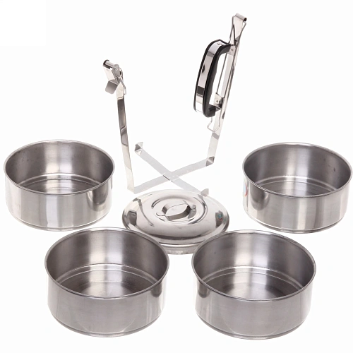 Контейнер для продуктов металлический 1322см 4уровня, пластиковая ручка_7