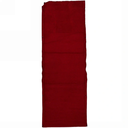 Коврик туристический самонадувающийся флокированый 180*64*5 см бордовый