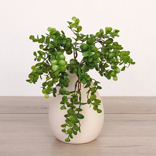 Искусственные цветы Волшебство трав 37см Эвкалипт темно-зеленый_5