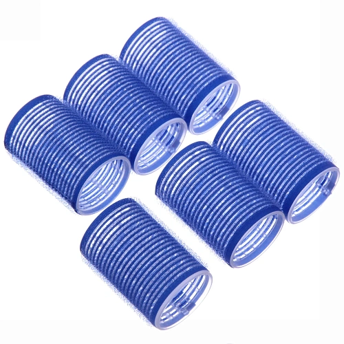 Бигуди липучки, 6шт, однотонные, цвет микс, d-4см_13