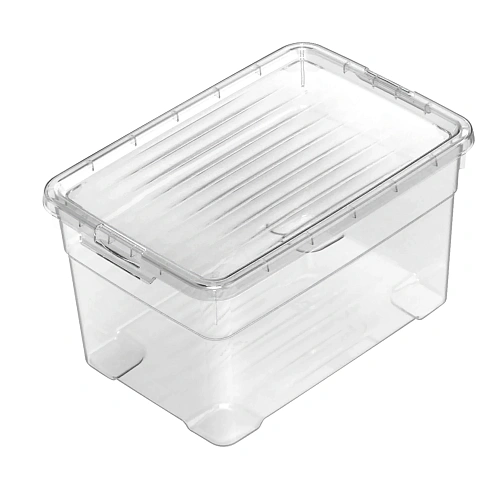 Контейнер с крышкой универсальный "Лайф", прозрачный, 27.9*18.8*15.4см / 5,6л