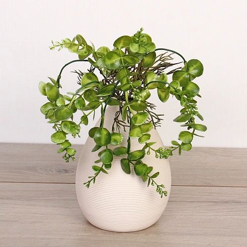 Искусственные цветы Волшебство трав 35см Эвкалипт темно-зеленый_5