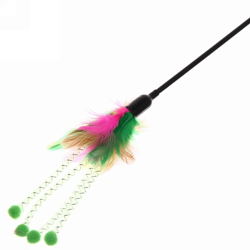 Игрушка для кошки на палочке Пушистик 60см_17