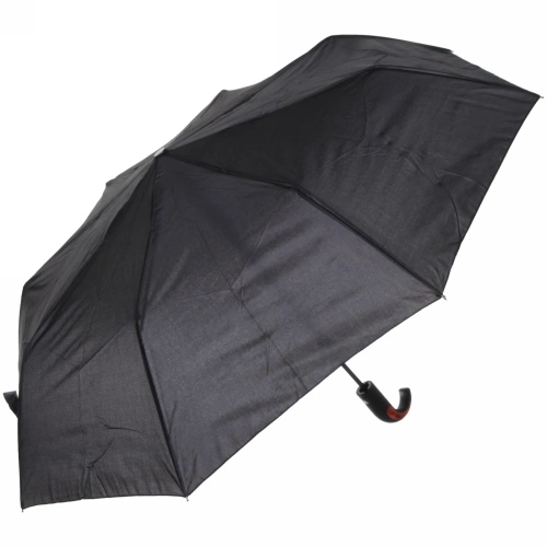 Зонт мужской полуавтомат "Ultramarine - Томас", цвет черный, ручка крючок, d98см