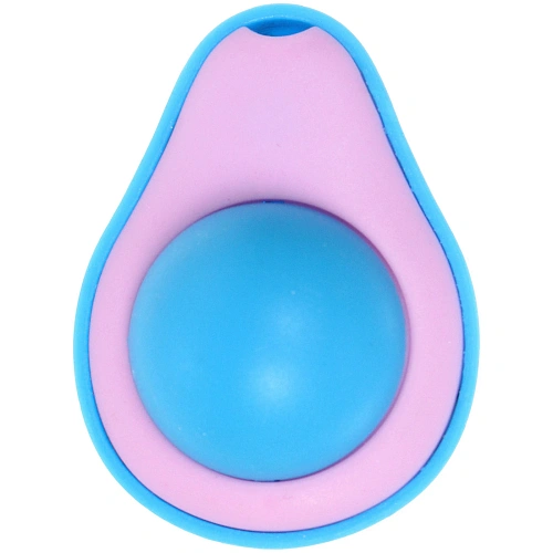 Игрушка для кошек мячик Счастливый хвост!, цвет фиолетовыйсиний, 64,6см_3