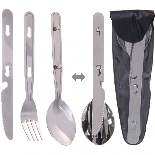 Набор походный столовый 3 в 1 в чехле