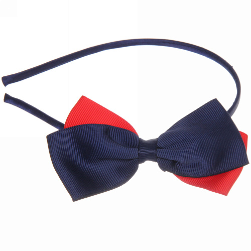 Ободок для волос детский на блистере Rapunzel, двухцветный, микс 6 цветов, 0,5см_10