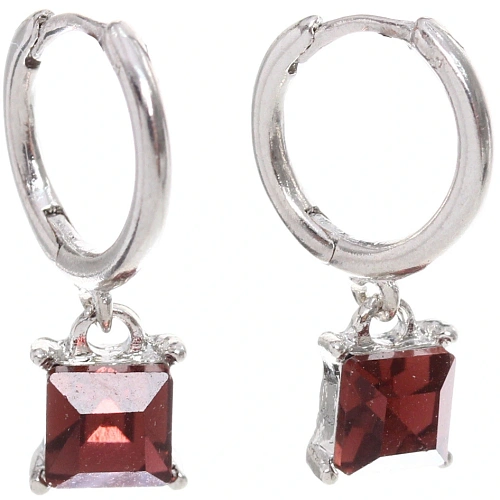 Серьги из гиппоалергенного сплава ЛАТТИ, пудрово розовый, цвет серебро и золото, 2,5см_7