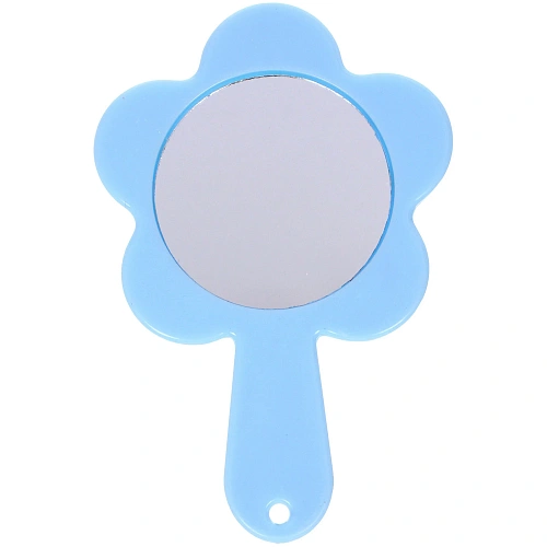 Расческа с зеркалом в наборе детские МИМИШКИ, котик, цвет лазурный, 11см _5