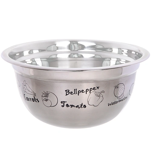 Миска из нержавеющей стали 2411,2см с рисунком_3