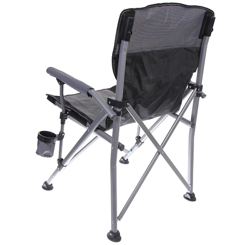 Кресло складное с подлокотниками до 100 кг SJ-0054, 585892 см, цвет серый, ТуристМастер_5