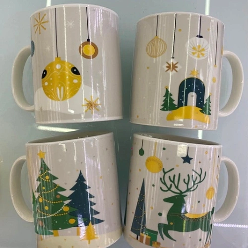 Кружка керамическая 330мл Фантазии зимы микс рисунков_1