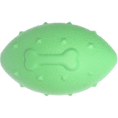 Игрушка - регби для собак средних, мелких и крупных пород Сырик для Бро, лапка, цвет зеленый, 1066см (лейбл)_6