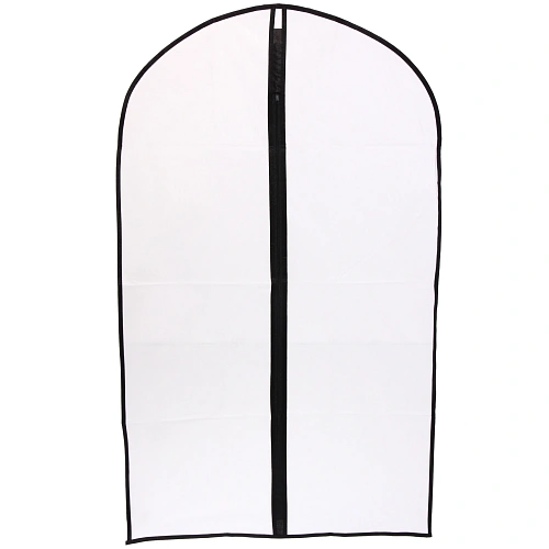 Чехол для одежды ИДЕЯДОМА, цвет белый  чёрный, 60100см (пакет)_3