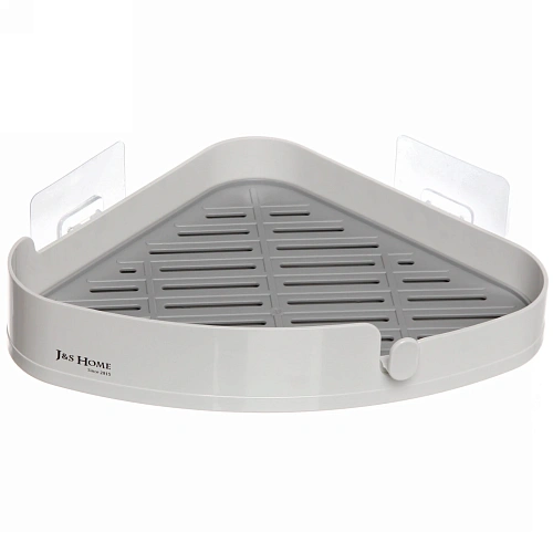 Полка для ванны с липким слоем  угловая 27х19,5х5см