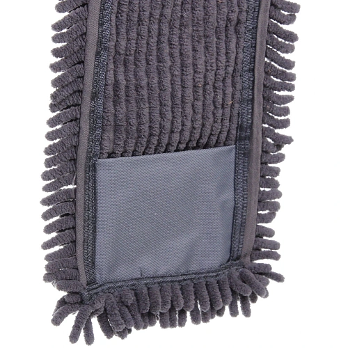 Сменная насадка Селфи , микрофибра 40х11 см 100гр ,букли Gray _4