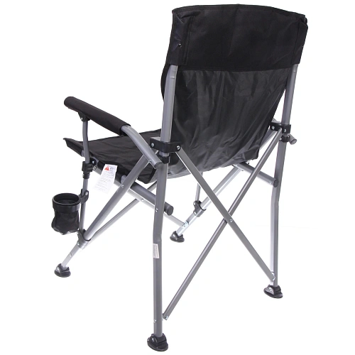 Кресло складное с подлокотниками до 100 кг SJ-0054, 585892 см, цвет чёрный, ТуристМастер_4