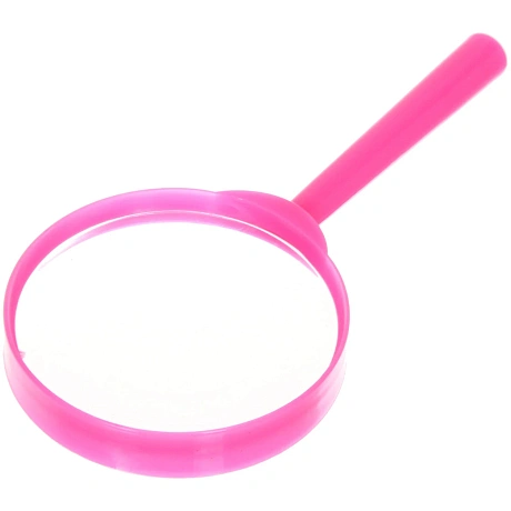 Лупа увеличительная  60 мм пластиковая цвет микс