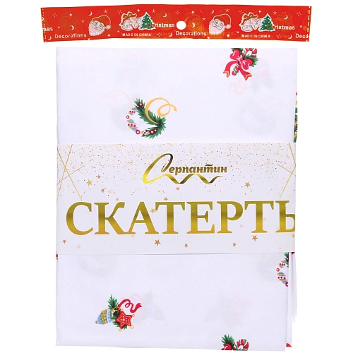 Скатерть 150180 см Новогодняя ёлочка_5