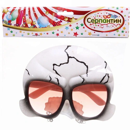 Очки карнавальные Зловещий череп, в ассортименте_9