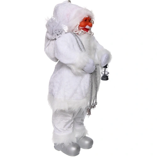 Дед Мороз - Лесовичок Снежные времена 60 см, Белый_4