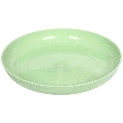 Тарелка пластиковая ЭкоЛайф 22см, микс цветов_6