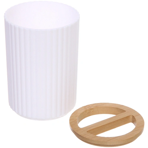 Подставка для зубных щеток Франко белая_3