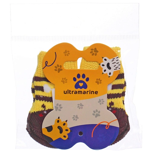 Носочки для животных LAPUSIK, классические, пчелка, размер m_6