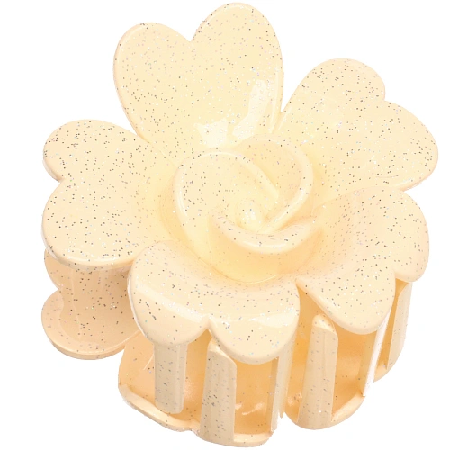 Заколка - краб для волос AKS - SALVATORE, микс 6 цветов, роза, 77см _9