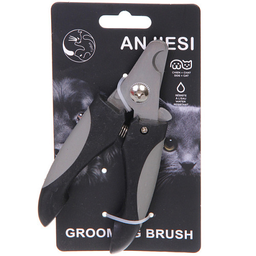 Когтерез для животных ПРЕМИУМ - МОЙ БРО, прорезиненная ручка, цвет серыйчерный, 6715см _3