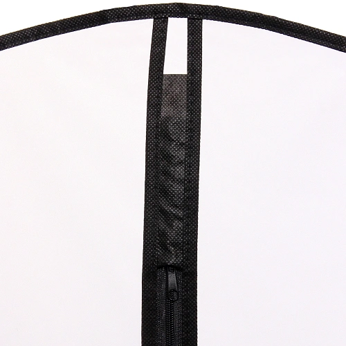 Чехол для одежды ИДЕЯДОМА, цвет белый  чёрный, 60100см (пакет)_4