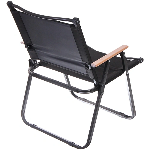 Кресло складное с подлокотниками до 100 кг SJ-0032, 555378 см, цвет чёрный, ТуристМастер_3