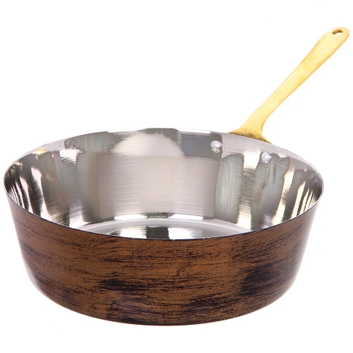 Ковш из нержавеющей стали для соуса 20см цвет Антик_3