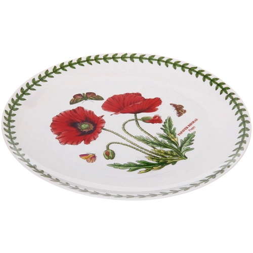 Тарелка керамическая Цветочная грация 26см, маки_3
