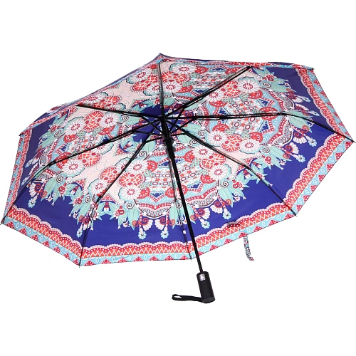 Зонт женский полуавтомат Фиора, микс 6 цветов, 8 спиц, d-100см, длина в слож виде 30см_6