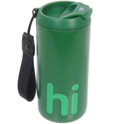 Термокружка 500мл "HI", цвет зеленый