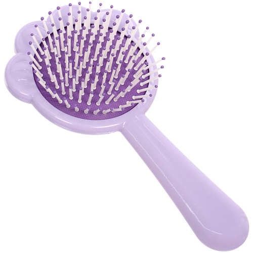 Расчёска массажная детская ЛАПОЧКА, цвет фиолетовый, 17891см (коробка PVS)_5