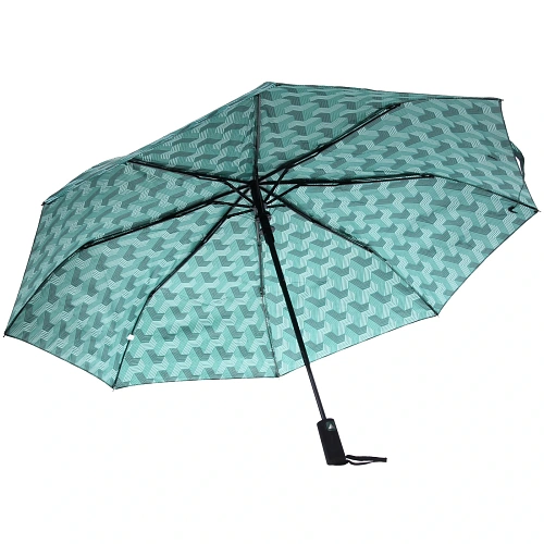 Зонт женский полуавтомат Витраж, микс 6 цветов, 8 спиц, d-100см, длина в слож виде 30см_18