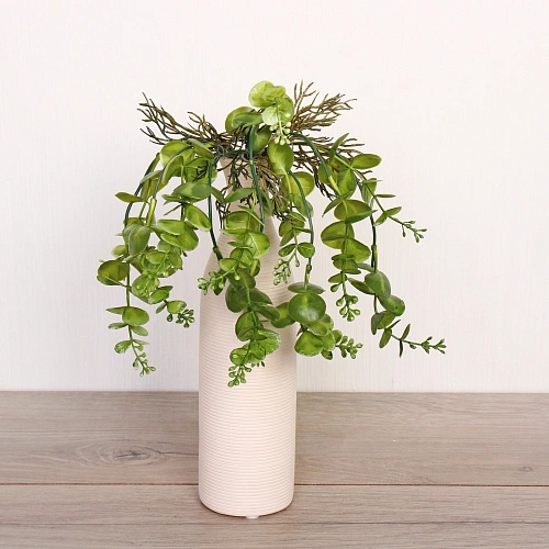 Искусственные цветы Волшебство трав 35см Эвкалипт темно-зеленый_10