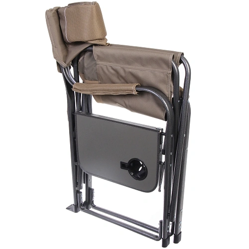 Кресло складное с подлокотниками до 100 кг SJ-0053, 526292 см, цвет кофейный, ТуристМастер_6