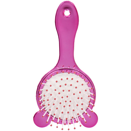 Расческа массажная детская зеркальная ЛАВАНДА, мишки, микс 4 цвета, 716см (блистер Ultramarine)_13