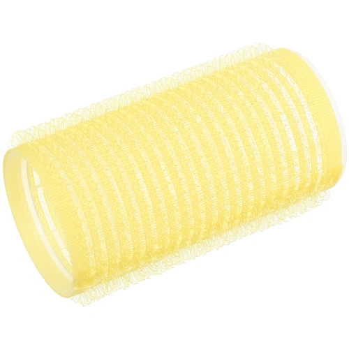 Бигуди липучки, 6шт, однотонные, желтый, d-3см_3