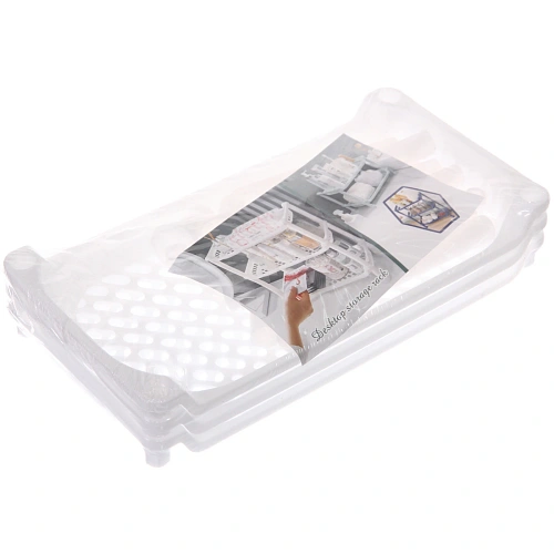 Этажерка настольная универсальная БИСКОТТИ, цвет белый, три секции, 1753434см_6