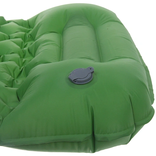 Коврик туристический надувной 190605 см зеленый_6