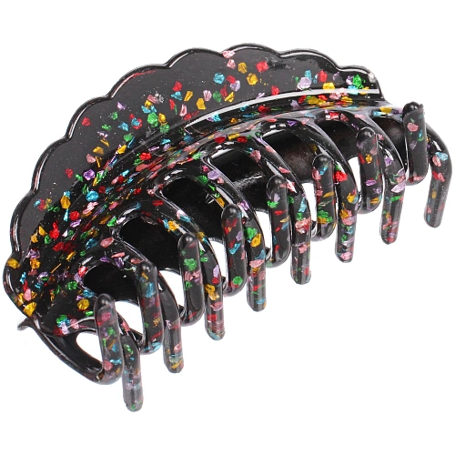 Заколка - краб для волос AKS - VIENTO, микс 6 цветов, волна, 104,5см _8