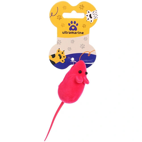 Игрушка - мышка для кошек ЦЕПКИЕ ЛАПКИ, микс 3 цвета, 13см _3