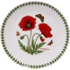 Тарелка керамическая "Цветочная грация" 26см, маки